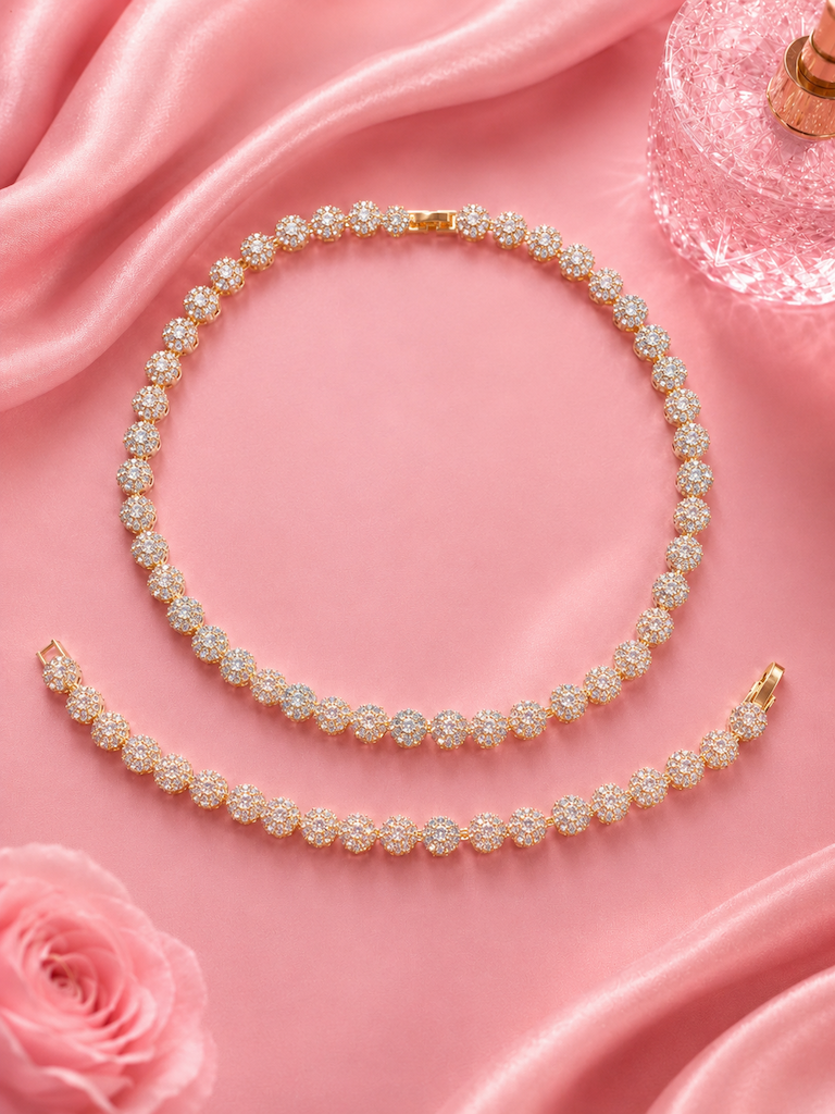 Conjunto Jardin de Cristal Blanco