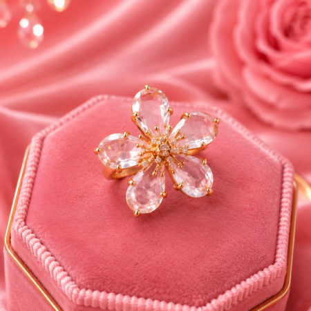 Anillo Azalea Cristal