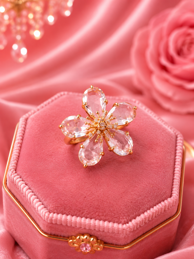 Anillo Azalea Cristal