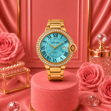 F986E3C3-9CA9-4D91-B47A-CC0023DE9285 Reloj Turquesa cristalina